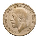 Anglia V. György ezüst 1/2 Korona 1929 F 13,37g Ag500