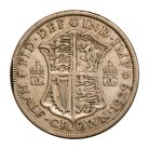 Anglia V. György ezüst 1/2 Korona 1929 F 13,37g Ag500