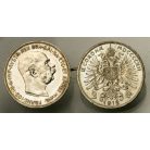 Patrióta jelvény pár Ferenc József 2 Korona 1912 érméből 21,24g Ag835