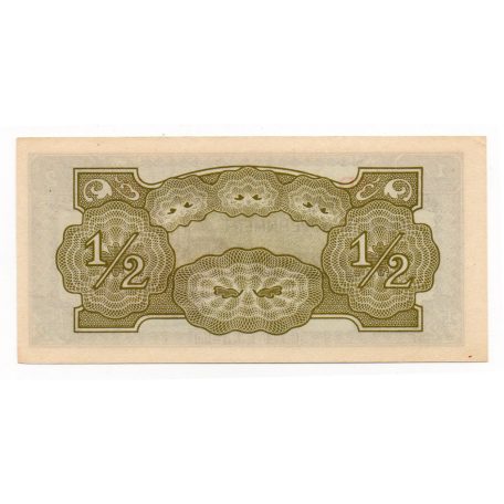Burma Japán megszállása 1/2 Rúpia Bankjegy 1942 P13b