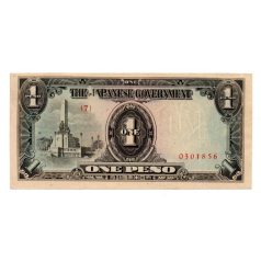   Fülöp-szigetek Japán megszállása 1 Pesó Bankjegy 1943 P109a