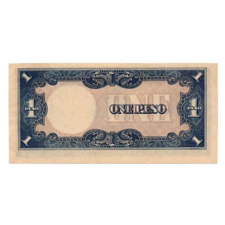 Fülöp-szigetek Japán megszállása 1 Pesó Bankjegy 1943 P109a