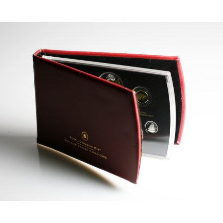 Kanada Forgalmi sor 2005 Proof ezüst 1 és 2 dollárral