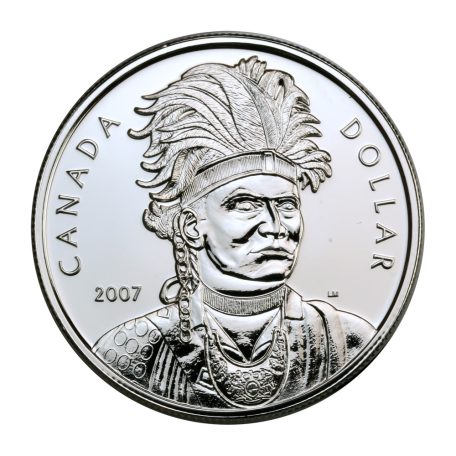 Kanada 1 Dollár 2007 PP Thayendanegea 25,175g Ag925