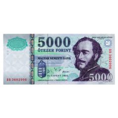5000 Forint Bankjegy 2005 BB UNC