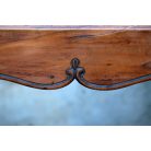 Ritka régi antik barokk sarokpad tömör fából 18. század