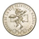 Mexikó 25 Peso 1968 XIX. Nyári Olimpiai Játékok EF 22,58g Ag720