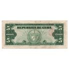 Kuba 5 Pezó Bankjegy 1960 P92