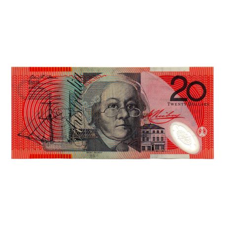 Ausztrália 20 Dollár Bankjegy 2008 P59f
