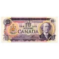 Kanada 10 Dollár Bankjegy 1971 P88c