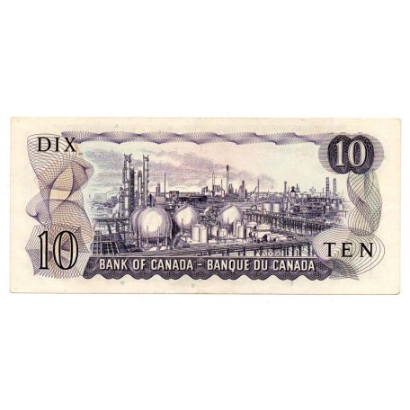 Kanada 10 Dollár Bankjegy 1971 P88c