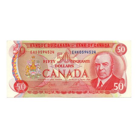 Kanada 50 Dollár Bankjegy 1975 P90b