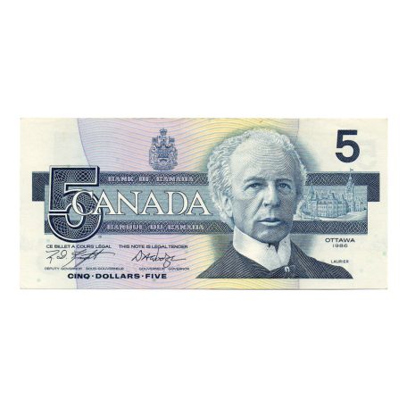Kanada 5 Dollár Bankjegy 1986 P95e