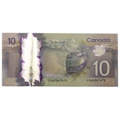 Kanada 10 Dollár Bankjegy 2013 P107a