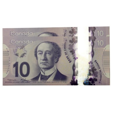 Kanada 10 Dollár Bankjegy 2013 P107a sorszámkövető pár