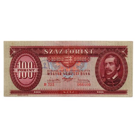 100 Forint Bankjegy 1947 aVF