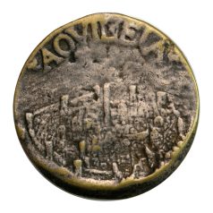   Olasz reneszánsz érem Attila a hunok királya 16-17. század H4