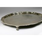 Salver Sheffield 1928 Thomas Bradbury & Sons Ltd. 2670g Ag925