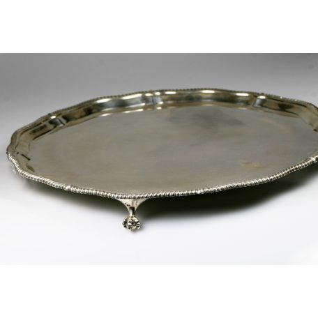 Salver Sheffield 1928 Thomas Bradbury & Sons Ltd. 2670g Ag925