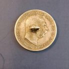 Ferenc József 1 Korona 1915 ruhagomb kialakítással 5,19g Ag835