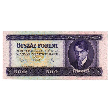 500 Forint Bankjegy 1969 XF