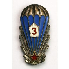   Csehszlovák Hadsereg Légierők Ejtőernyős Ugró jevény 3. osztály