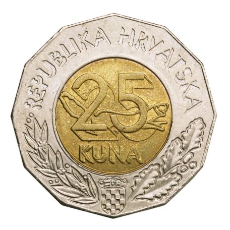 Horvátország 25 Kuna 1998 Expo Lisbon
