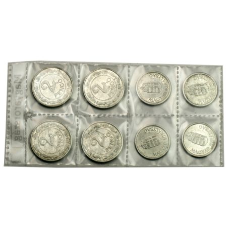 Magyarország 1 és 2 Pengő érme szett 1941-1944