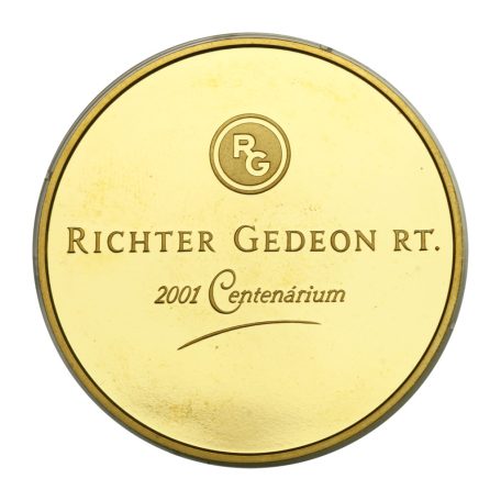 Kósa István: Richter Gedeon Rt. 2001 Centenárium emlékérem