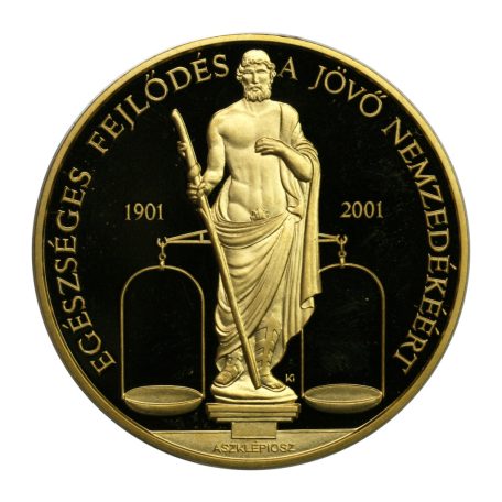 Kósa István: Richter Gedeon Rt. 2001 Centenárium emlékérem