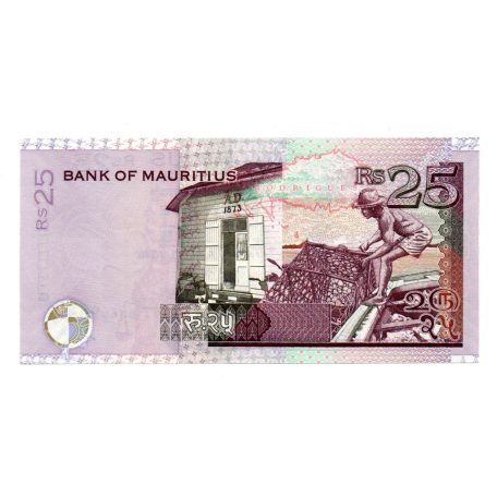 Mauritius 25 Rúpia Bankjegy 2009 P49d