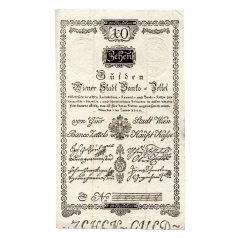 10 Gulden Bankócédula 1800 EF