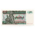 Mianmar 20 Kjap Bankjegy 1994 P72 UNC