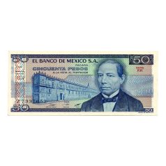 Mexikó 50 Peso Bankjegy 1981 P73 UNC