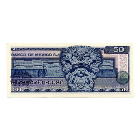 Mexikó 50 Peso Bankjegy 1981 P73 UNC