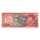 Mexikó 20 Peso Bankjegy 1977 P64d