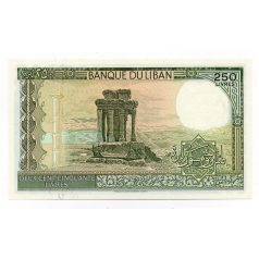 Libanon 250 Font Bankjegy 1988 P67e