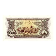 Laosz 500 Kip Bankjegy 1968 P24a