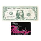 Las Vegas 1 Dollár játék bankjegy és Flamingó UBER kártya