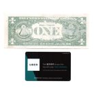 Las Vegas 1 Dollár játék bankjegy és Flamingó UBER kártya