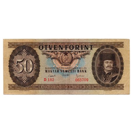 50 Forint Bankjegy 1951 aF