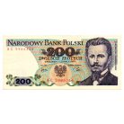 Lengyelország 200 Zloty Bankjegy 1979 P144b L152aa