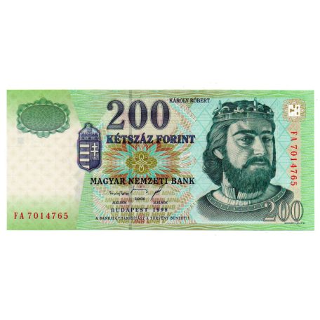200 Forint Bankjegy 1998 FA UNC