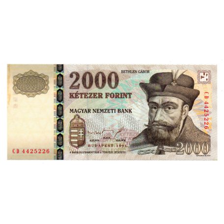 2000 Forint Bankjegy 1998 CD aUNC