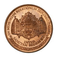   Bozó: Vatikáni diplomáciai kapcsolatok érem 1990 III. fényes Br