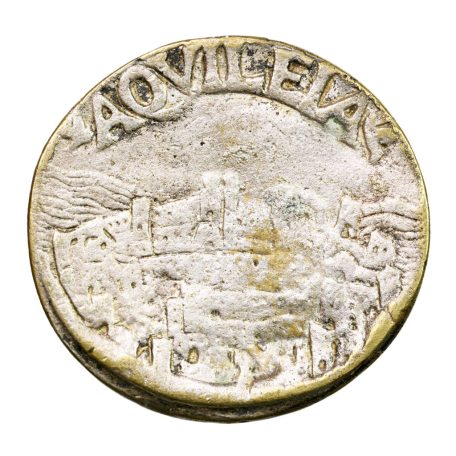 Olasz reneszánsz érem Attila a hunok királya 16-17. század H6