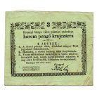 Rozsnyó 3 Pengő krajczárra 1849 eltérő keret, beváltandók NAGY