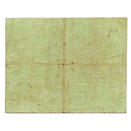 Rozsnyó 3 Pengő krajczárra Pénztári utalvány 1849 juiius tévnyom