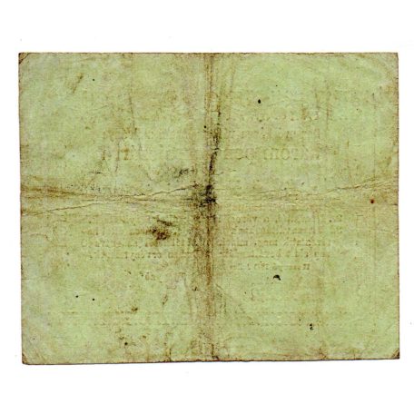 Rozsnyó 3 Pengő krajczárra 1849 Juiius és nyomathiány R