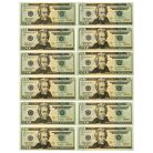 USA 20 Dollár Bankjegy 2004 A1-L12 alacsony sorszámos teljes sor